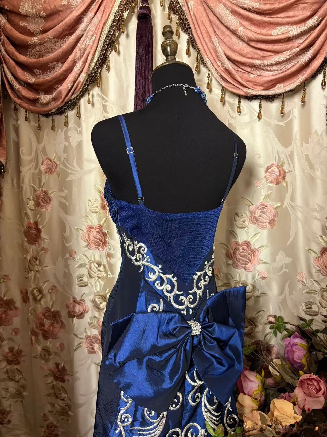 Mermaid Long Prom Dress New Arrival Sexy Blue Evening Dress cg25243