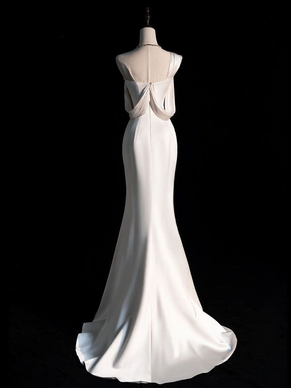 Simple Prom Dresses, Mermaid Wedding Dress Bridal Gown cg25362