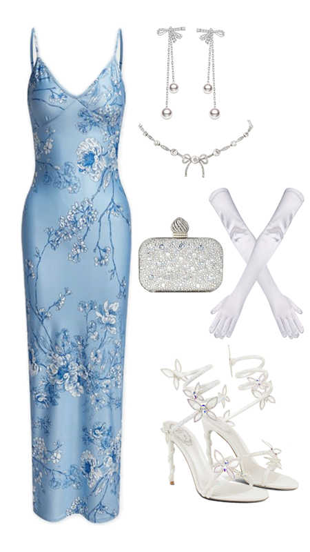 Modest Mermaid Spaghatti Straps Light Blue Prom Dress Long Evening Dresses cg25324
