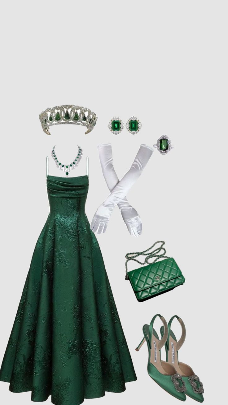 Emerald Green Spaghetti Straps Prom Dress A-line Evening Dress cg24974