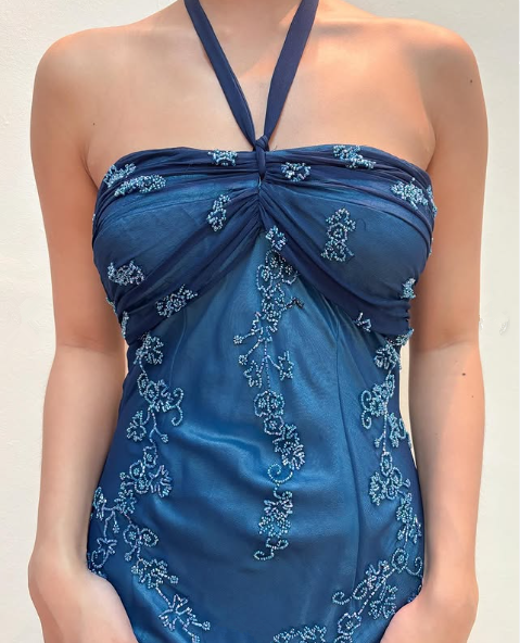 Sexy Halter Long Prom Party Dress Evening Gown cg25070
