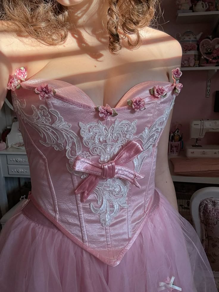 A-Line Tulle Midi Prom Dress, Pink Formal Dress Evening Dress cg25431