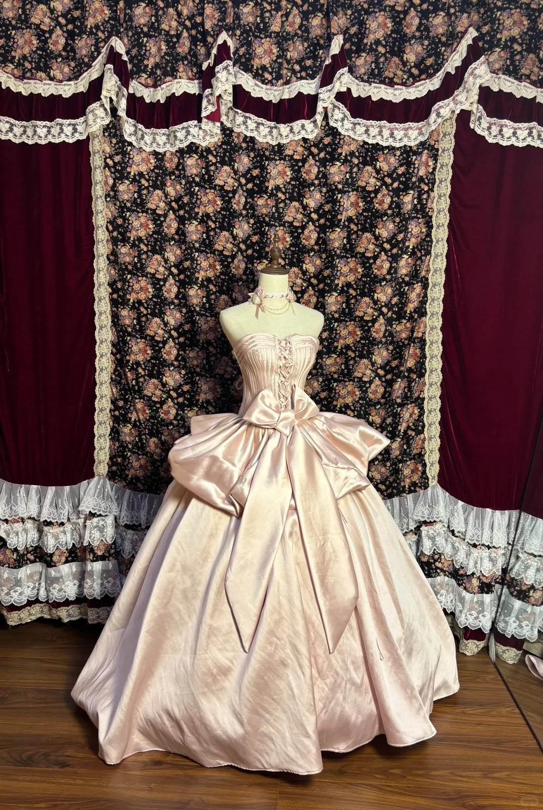 A Line Light Pink Ball Gown Quinceanera Dress Unique Evening Dress cg25551