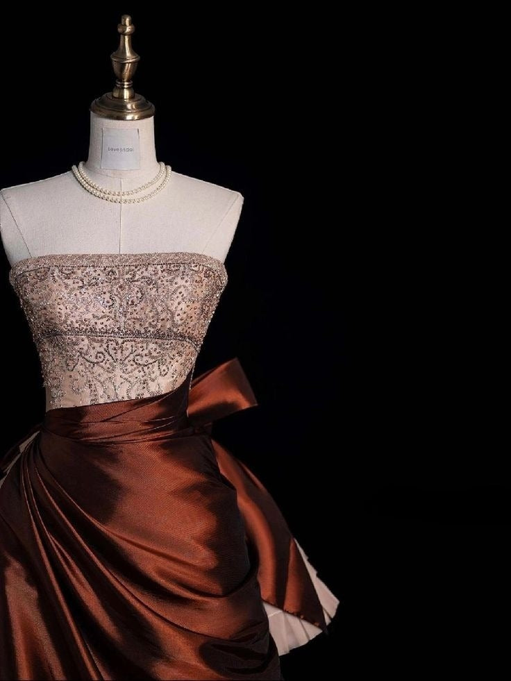 A Line Long Prom Dress Elegant Evening Party Dress cg25386