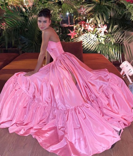 Pink Prom Dress Women Sexy Dresses Elegant Party Dress cg24926