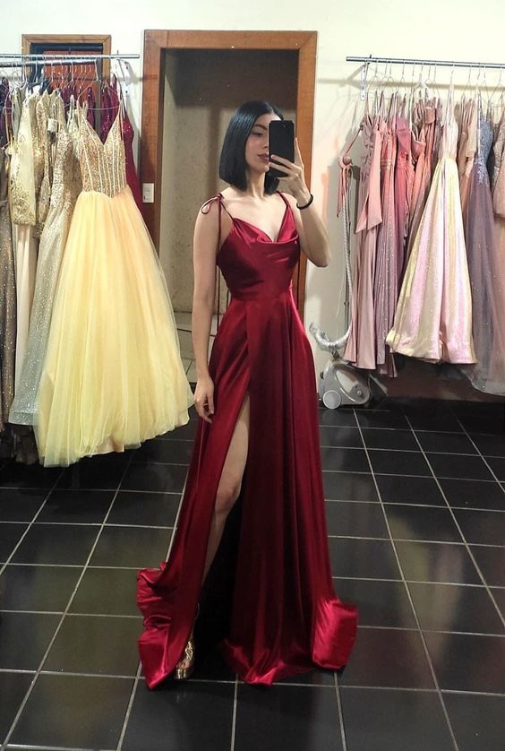 Simple prom dress Long Prom Dresses cg24920