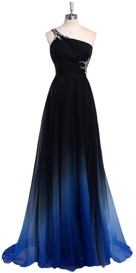 One Shoulder Chiffon Prom/Evening Dress cg1253