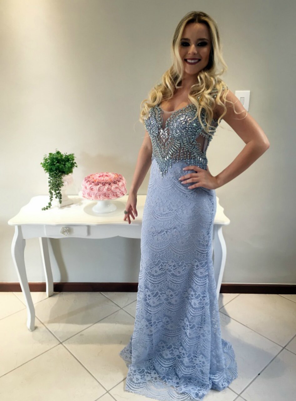 Backless Mermaid Prom Dress With Crystal Beading Long Formal Evening Gowns Party Dress cg12915