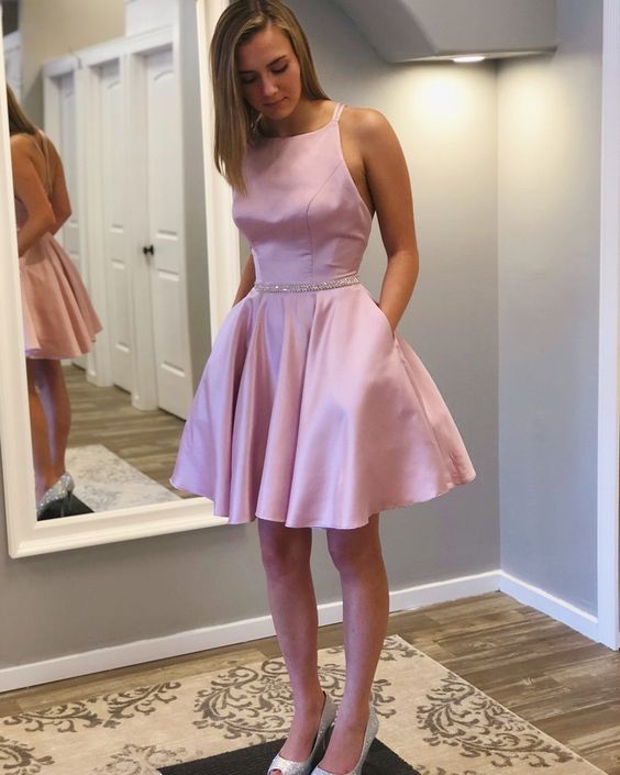 Short Homecoming Dress 8th Graduation Dress Custom-made School Dance Dress cg1472