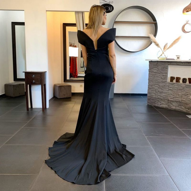 New Stylish Mermaid Satin Lace Prom Dress with Beadings Online cg17012