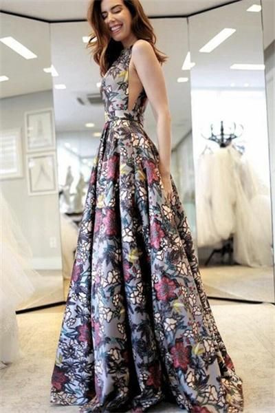 Sparkly Long Elegant Beautiful A-line Floor Length Evening Prom Dresses cg1803