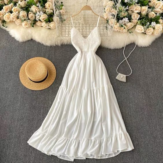V-neck, sexy backless,resort style, halter dress Prom Dresses cg19157