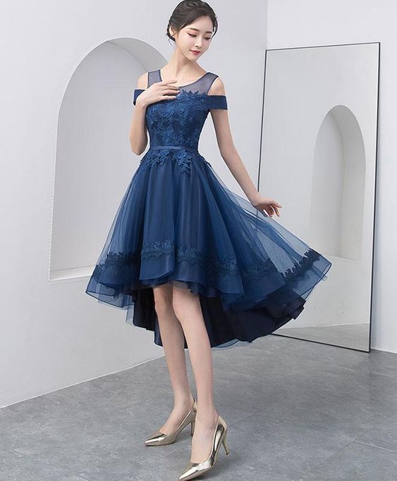 Charming Tulle Appliques homecoming Dress, Elegant A Line Evening Party Gowns, Pretty Homecoming Dress cg1962