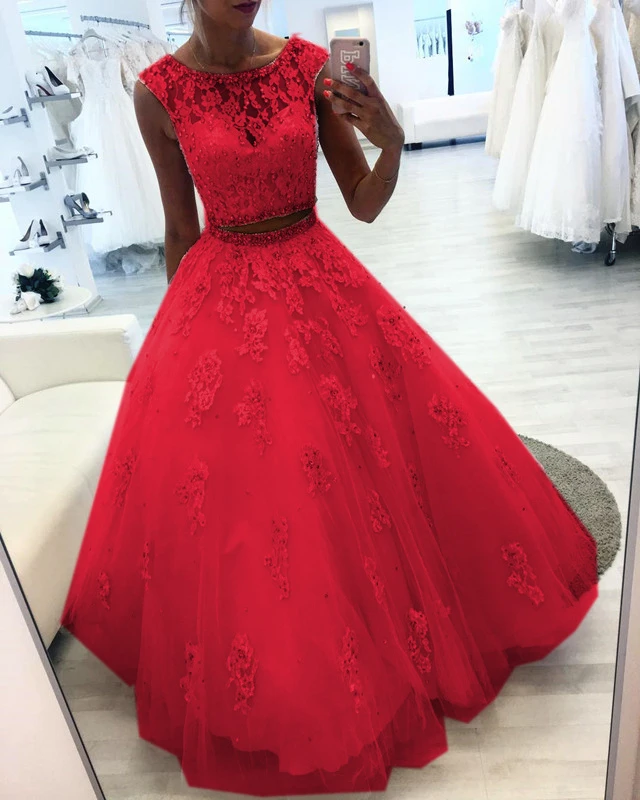 Red Wedding Dresses Ball Gown Prom Gowns Floor Length Prom Dress cg20169