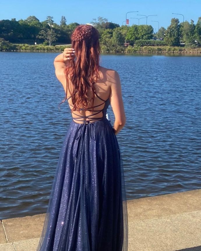 Sexy Spaghetti Straps A-line Prom Dresses Long Prom Dresses,Cheap Prom Dresses cg22656