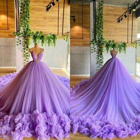 long A-line ball gown prom dress, evening dresses cg23156