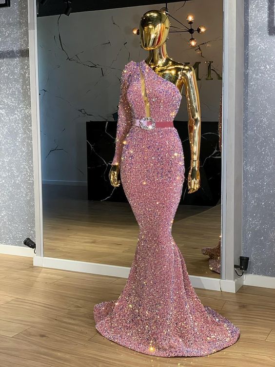 Charming pink evening dress Long Junior Prom Dress cg23176