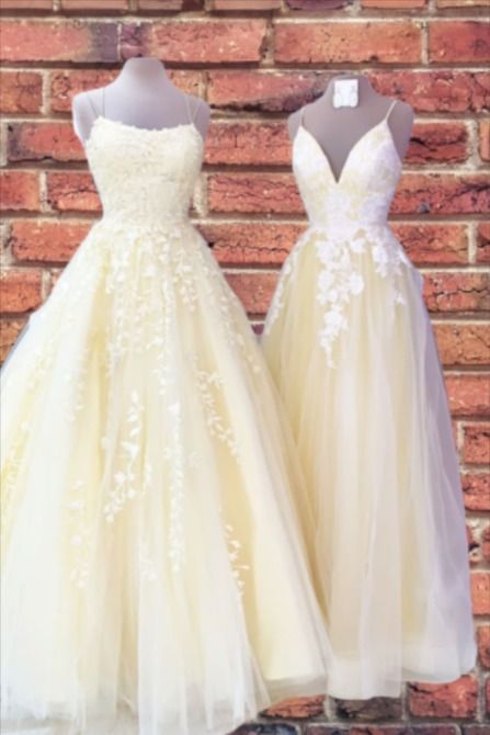 Yellow Long Prom Dresses cg23283