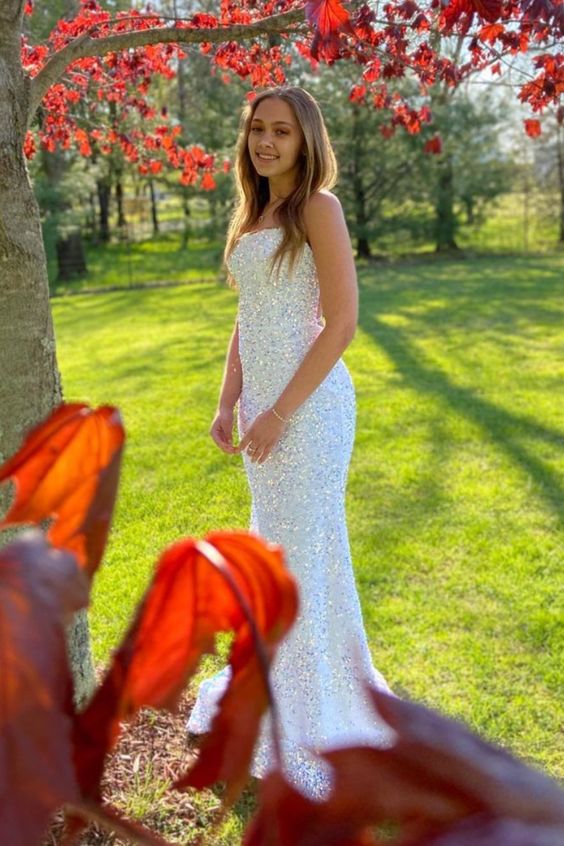 Sequined Prom Dress cg23359