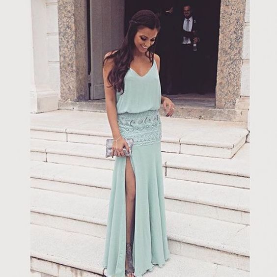 Charming Prom Dress,Split Prom Dress,Fashion Prom Dress,Sexy Party Dress,Custom Made Evening Dress cg3173