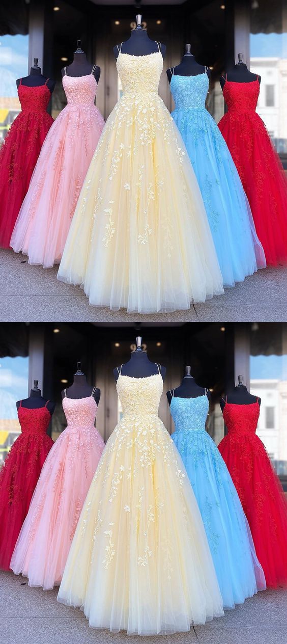 Backless Yellow Pink Blue Red Burgundy Lace Prom Dresses, Backless Lace Formal Evening Bridesmaid Dresses cg5871