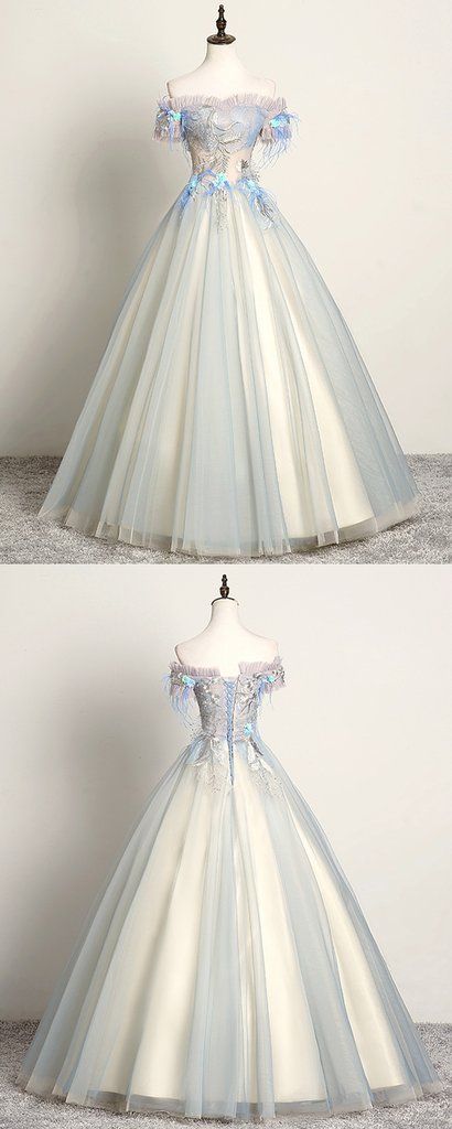 Unique Sweetheart Long Off Shoulder Party Dress, Lace Prom Dress cg6533