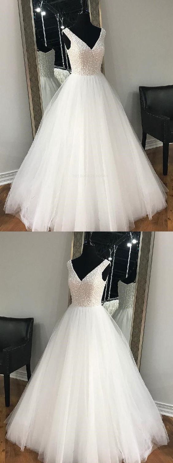 Custom Made Comfortable White prom dress cg973