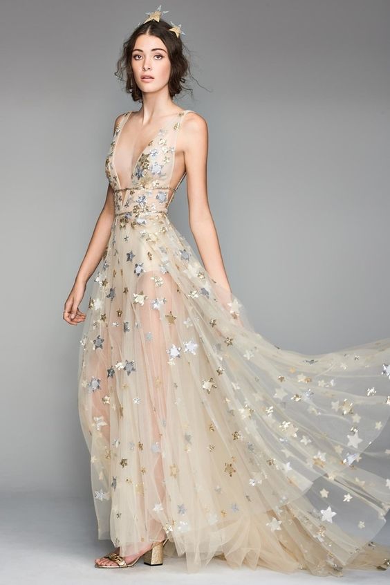 Fashion prom dress , a line v neck prom dress cg977