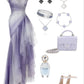 V Neck Glitter Tulle Prom Gown Unique Evening Dresses    cg25329
