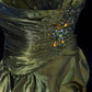 A Line Green Halter Prom Gown Unique Long Evening Dresses    cg25331