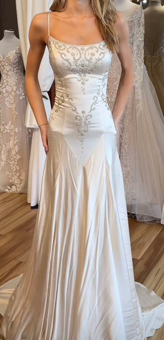 Elegant Wedding Dress Long Bridal Gowns    cg25440