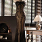 Sexy Halter Vintage Evening Dresses, Sleeveless Long Party Gowns  cg25506