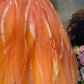 A Line Orange Strapless Ball Gown Quinceanera Dress Unique Evening Dress    cg25571