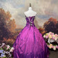 A Line Strapless Ball Gown Quinceanera Dress Unique Evening Dress    cg25567