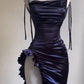 Simple Sleeveless Prom Party Dress with Split      cg25305