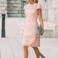 pink lace homecoming dress cg3762