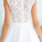 A Line Chiffon Sleeveless Homecoming Dress, Elegant Lace Up Short homecoming Dress cg1293