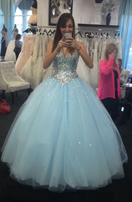 Charming Prom Dress,Tulle Prom Dress,Ball Gown Prom Dress,Sequin Evening Dress   cg13039