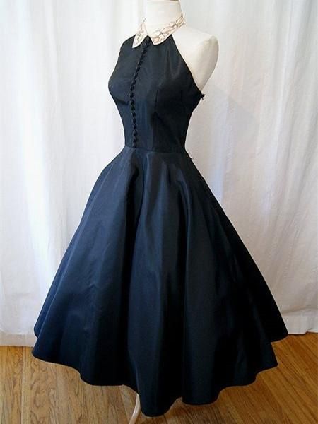 A-line Sleeveless homecoming Dress Tea-length Dresses  cg1622