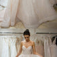 A-Line Sweetheart Court Train Lace prom Dress with Sequins cg1746