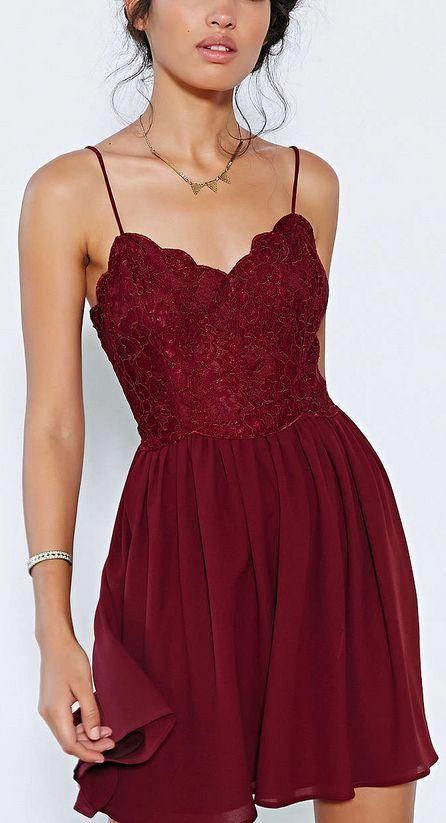 Dark Red Evening dress Cocktail Dresses Backless homecoming dress Chiffon Mini Party Dresses Lace Short homecoming Dresses cg1800