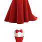 Red Mermaid Sleeveless Prom Dress with Appliques, Long Formal Dress with Sparkles cg1916