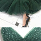 Green Spaghetti Straps Homecoming Dress Tulle Cheap Fashion Homecoming Dress  cg2054