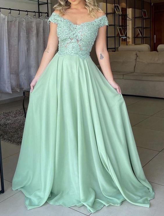 Sage Green bridesmaid dresses elegant prom dress        cg23021