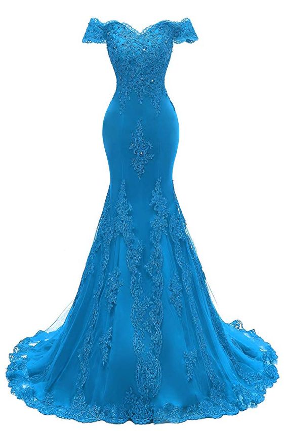 Women's V Neckline Mermaid Lace Long Prom Gown       cg23181