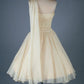 Vintage One Shoulder Organza Homecoming Dress        cg23275