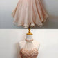 Splendid Two Pieces homecoming Dresses, Short Homecoming Dress, Homecoming Dress Chiffon cg252