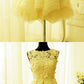 yellow homecoming dresses,short dresses,semi formal dresses,short cocktail dress cg2732