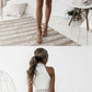 Sheath High-Neck Sleeveless Short White Lace Homecoming Dress cg286