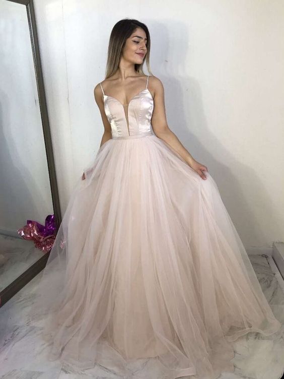 Vintage prom dress,tulle prom dress,long prom dress,evening dress,vintage prom dress cg3330